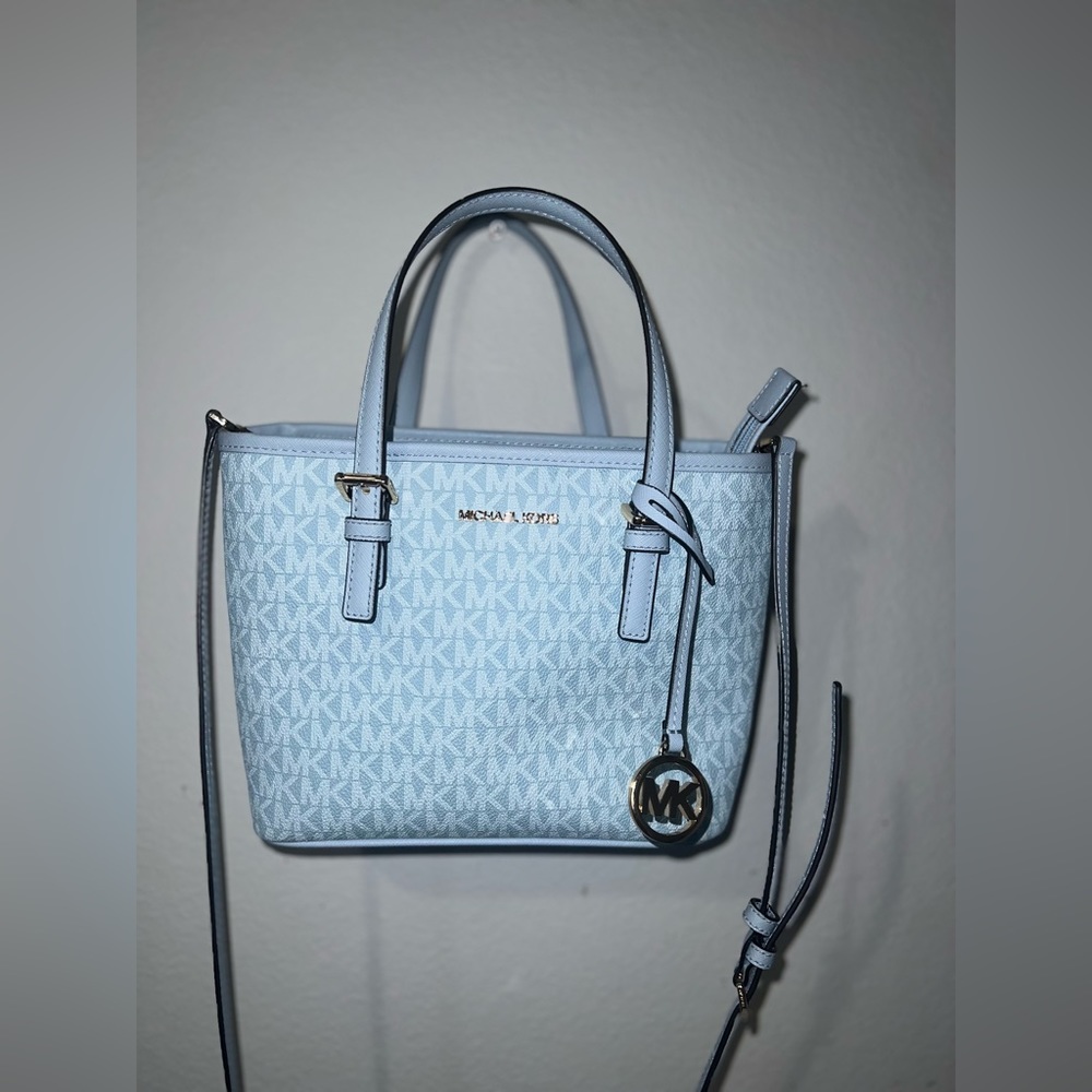 Jet Set Travel Extra-Small Logo Top-Zip Tote Bag